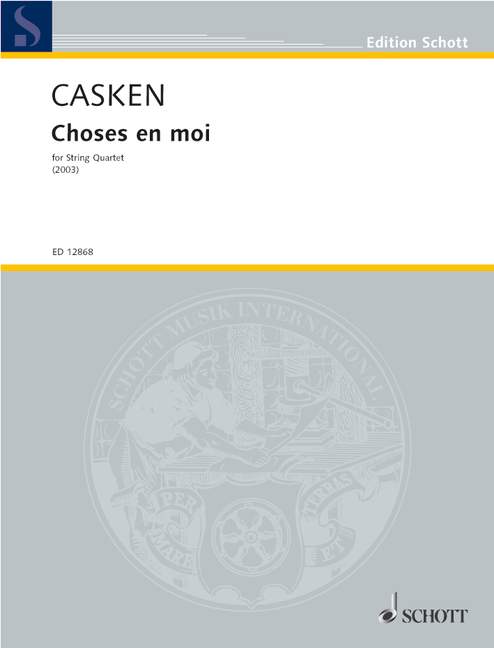 Vorderes Coverbild Choses en moi 