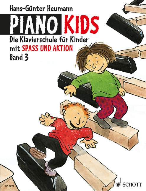 Vorderes Coverbild Piano Kids Band 3 + Aktionsbuch 3