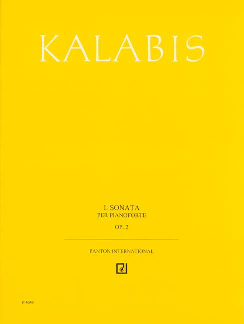Vorderes Coverbild 1. Klaviersonate op. 2 