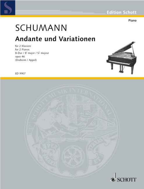 Vorderes Coverbild Andante und Variationen B-Dur op. 46 