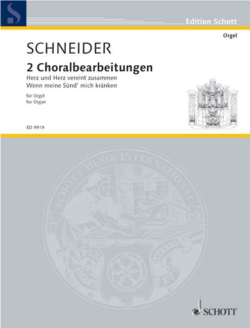 Vorderes Coverbild Zwei Choralbearbeitungen 