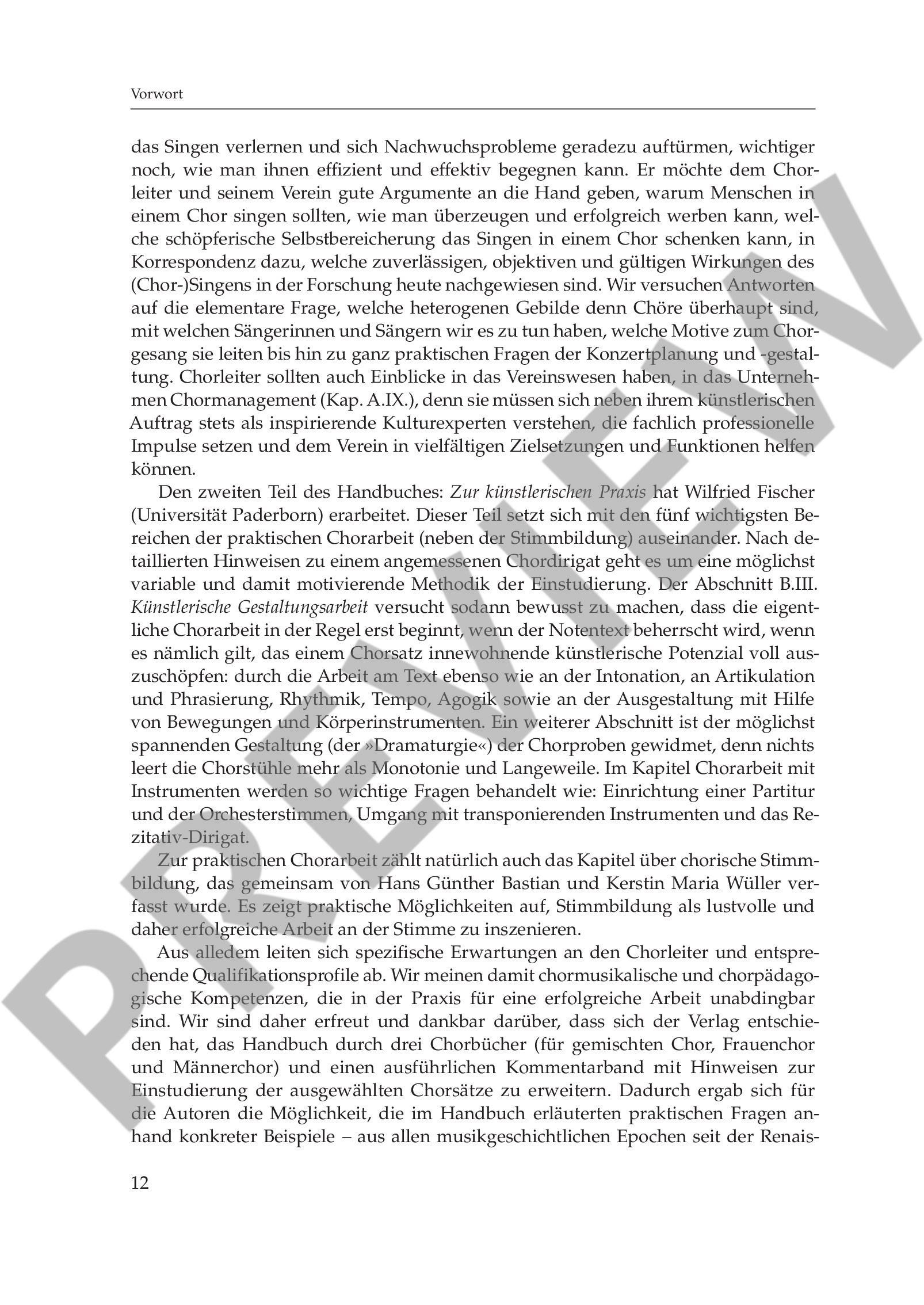 Anderes Coverbild Handbuch der Chorleitung 