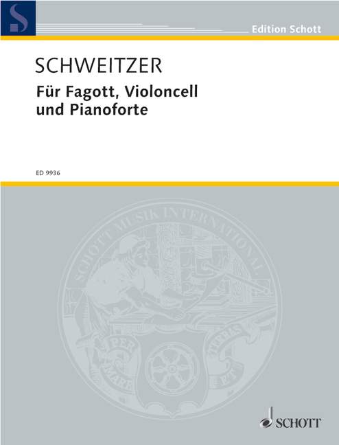 Vorderes Coverbild Für Fagott, Violoncell und Pianoforte 