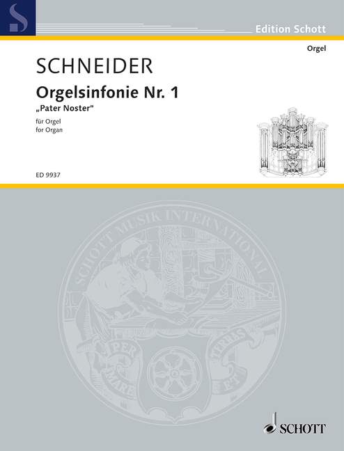 Vorderes Coverbild Orgelsinfonie No. 1 