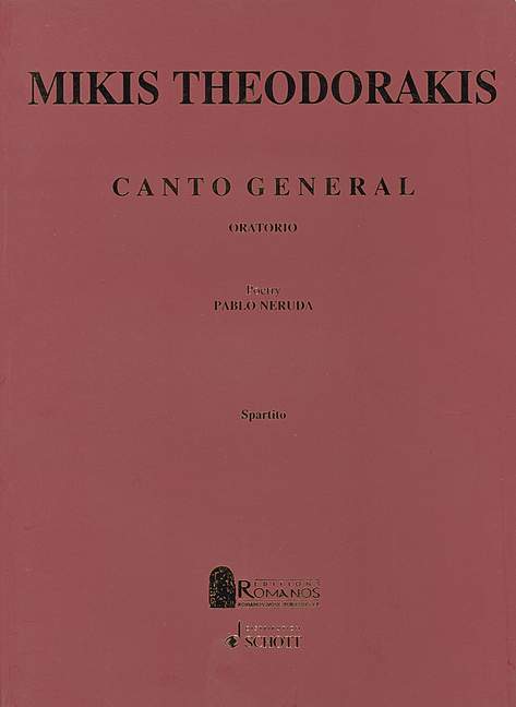 Vorderes Coverbild Canto General 