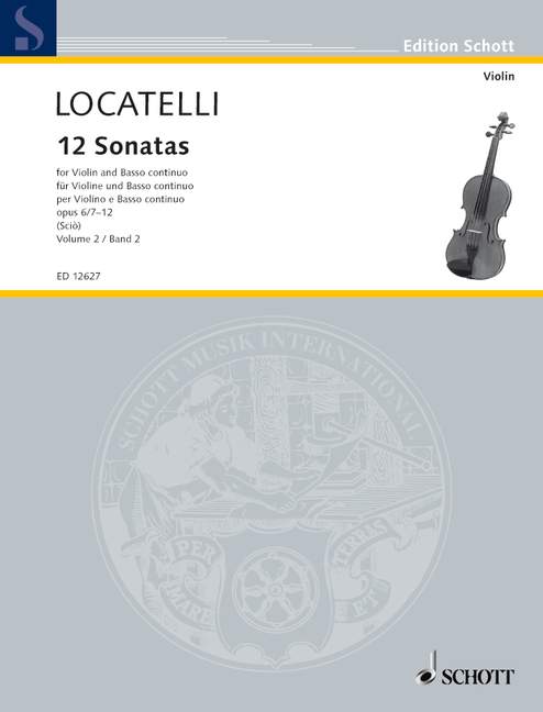 Vorderes Coverbild 12 Sonatas op. 6/7-12 
