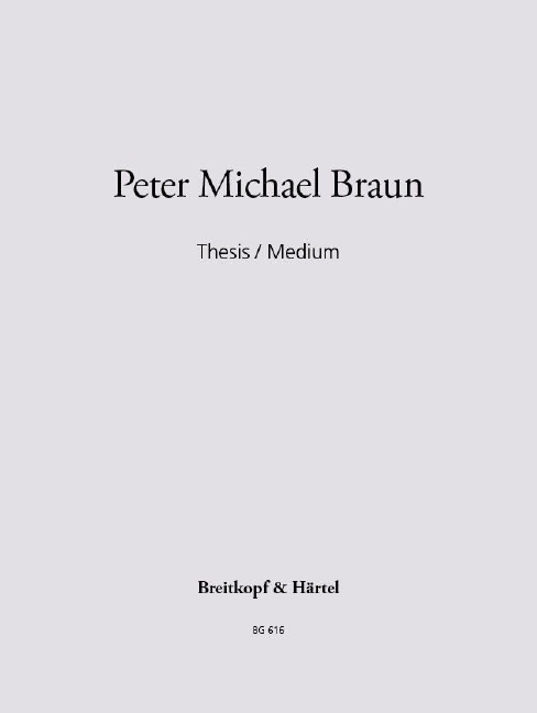Anderes Coverbild Thesis/Medium