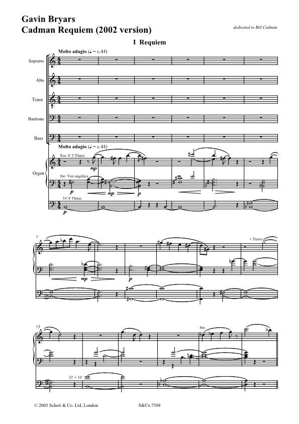 Anderes Coverbild Cadman Requiem 