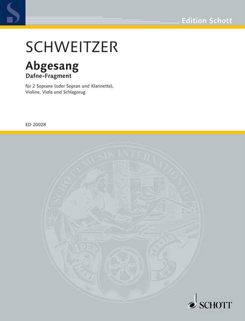 Vorderes Coverbild Abgesang 