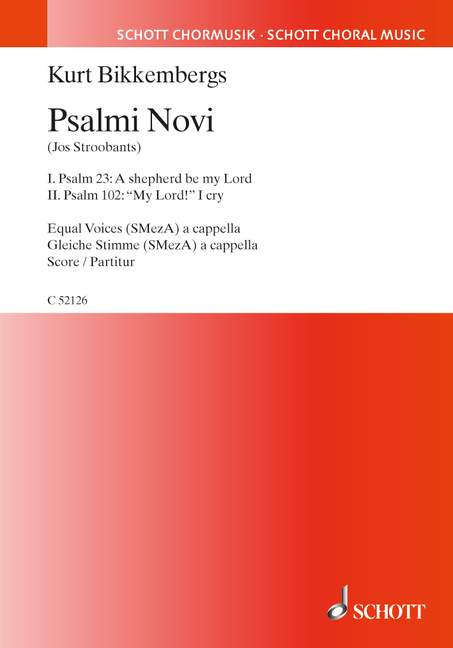 Vorderes Coverbild Psalmi Novi No. 1 + 2 