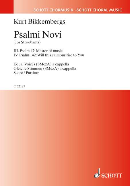 Vorderes Coverbild Psalmi Novi No. 3 + 4 