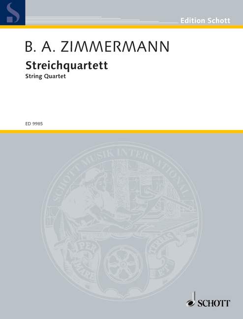 Vorderes Coverbild Streichquartett 