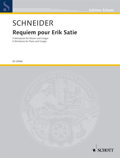 Vorderes Coverbild Requiem pour Erik Satie 