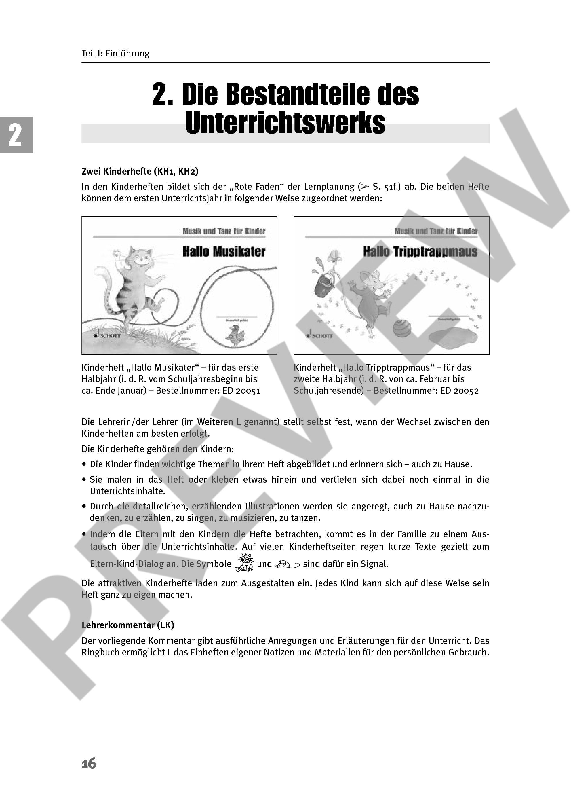Anderes Coverbild Musik und Tanz für Kinder 1 - Lehrerordner 