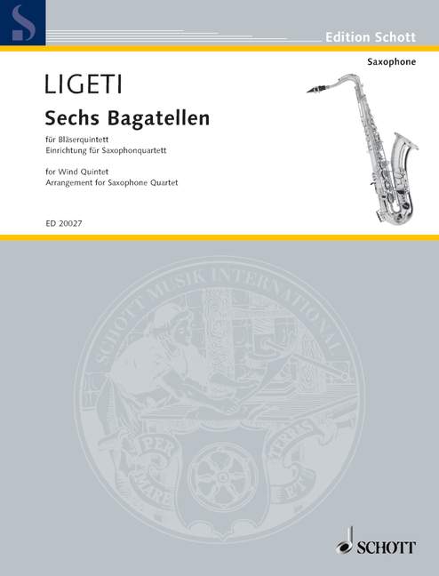 Vorderes Coverbild Sechs Bagatellen 