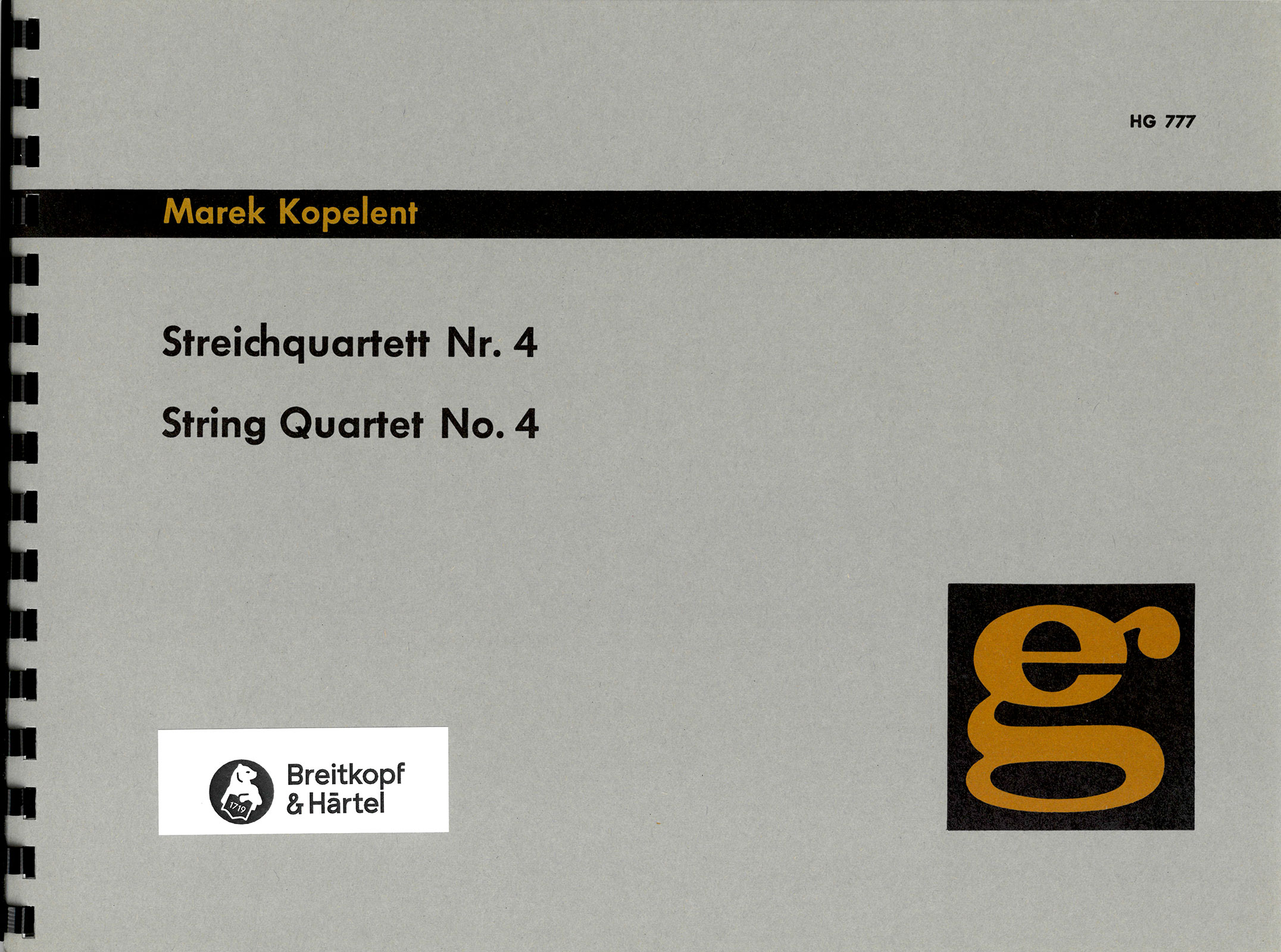 Anderes Coverbild Streichquartett Nr. 4