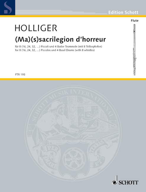 Vorderes Coverbild (Ma)(s)sacrilegion d'horreur 