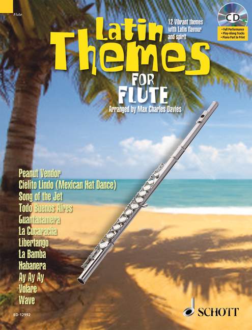 Vorderes Coverbild Latin Themes for Flute 