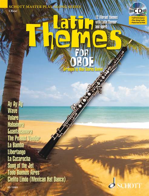 Vorderes Coverbild Latin Themes for Oboe 
