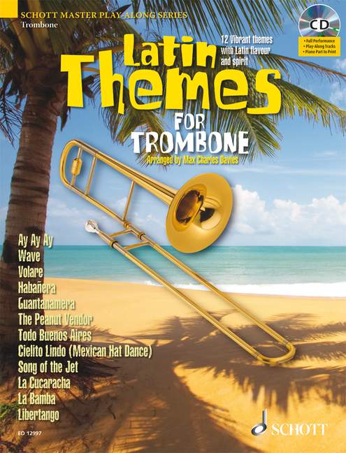 Vorderes Coverbild Latin Themes for Trombone 