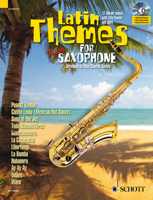 Vorderes Coverbild Latin Themes für Tenor-Saxophon 
