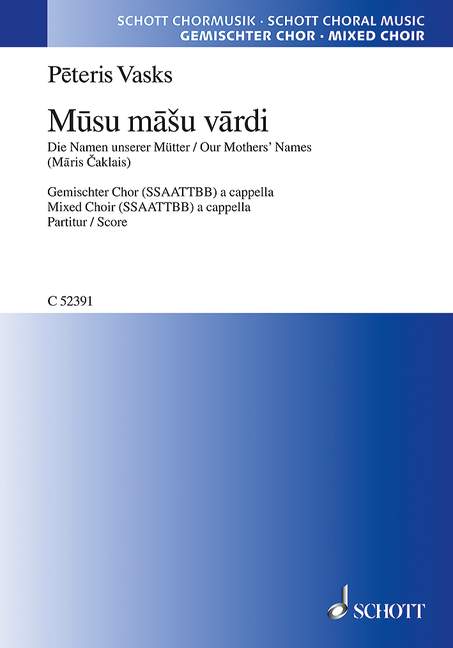 Vorderes Coverbild M?su m?šu v?rdi 