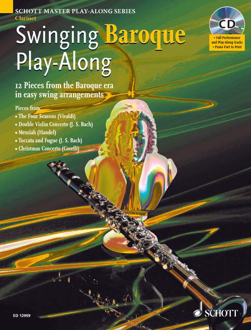 Vorderes Coverbild Swinging Baroque Play-Along 