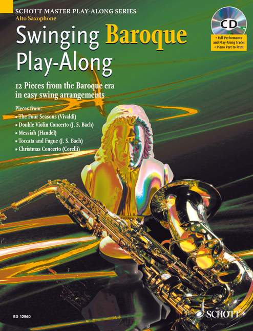 Vorderes Coverbild Swinging Baroque Play-Along 