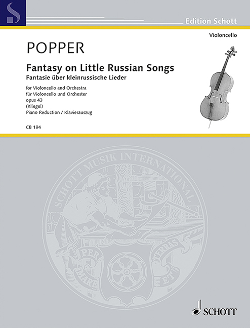 Vorderes Coverbild Fantasie über kleinrussische Lieder op. 43 