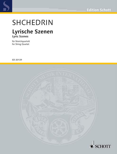 Vorderes Coverbild Lyrische Szenen 
