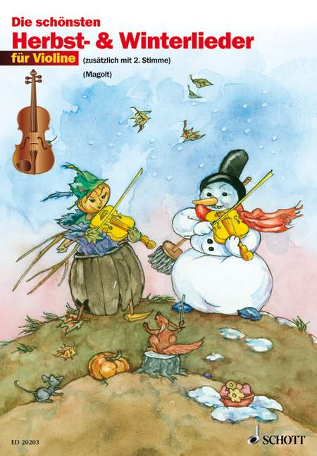 Vorderes Coverbild Die schönsten Herbst- und Winterlieder 