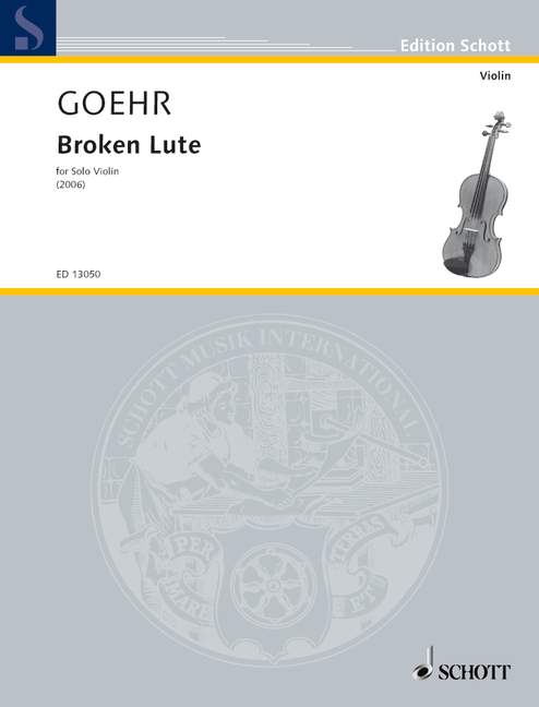 Vorderes Coverbild Broken Lute op. 78 
