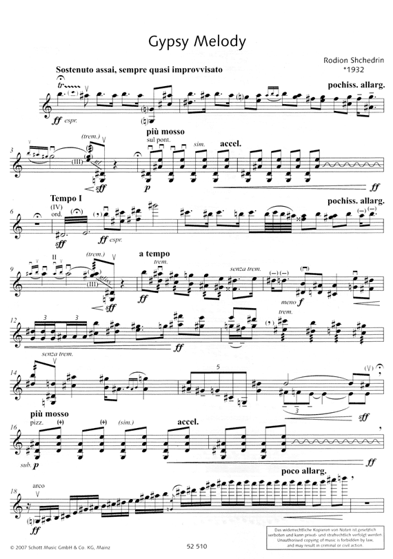 Anderes Coverbild Gypsy Melody 