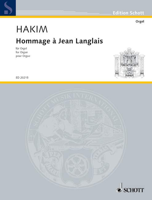 Vorderes Coverbild Hommage à Jean Langlais 