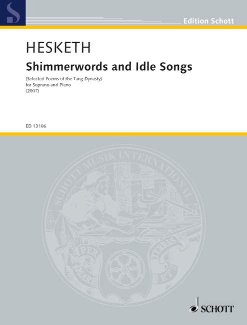 Vorderes Coverbild Shimmerwords and Idle Songs 