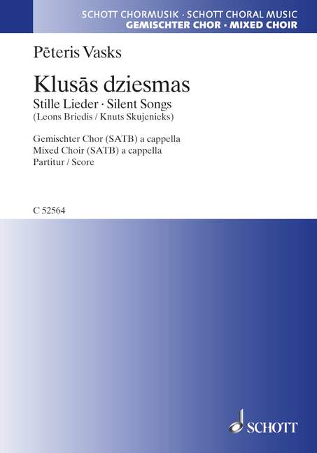 Vorderes Coverbild Klus?s dziesmas 