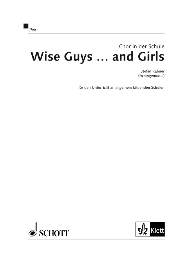 Vorderes Coverbild Wise Guys ... and Girls 