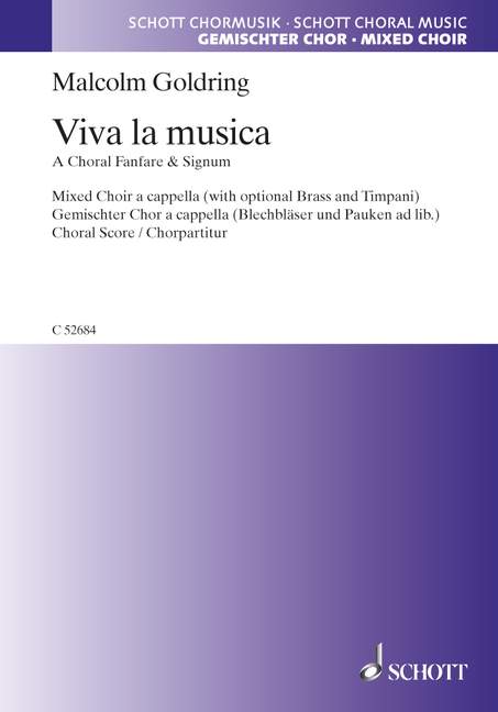 Vorderes Coverbild Viva la musica 