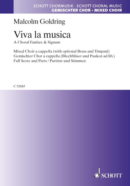 Vorderes Coverbild Viva la musica 