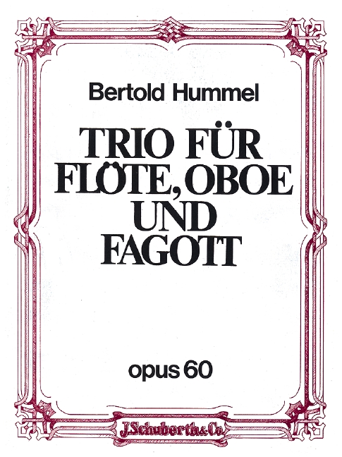 Vorderes Coverbild Trio op. 60 