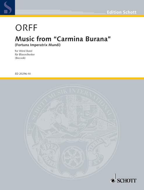 Anderes Coverbild Music from "Carmina Burana" 