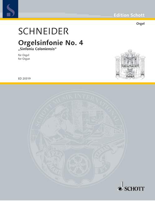 Vorderes Coverbild Orgelsinfonie No. 4 