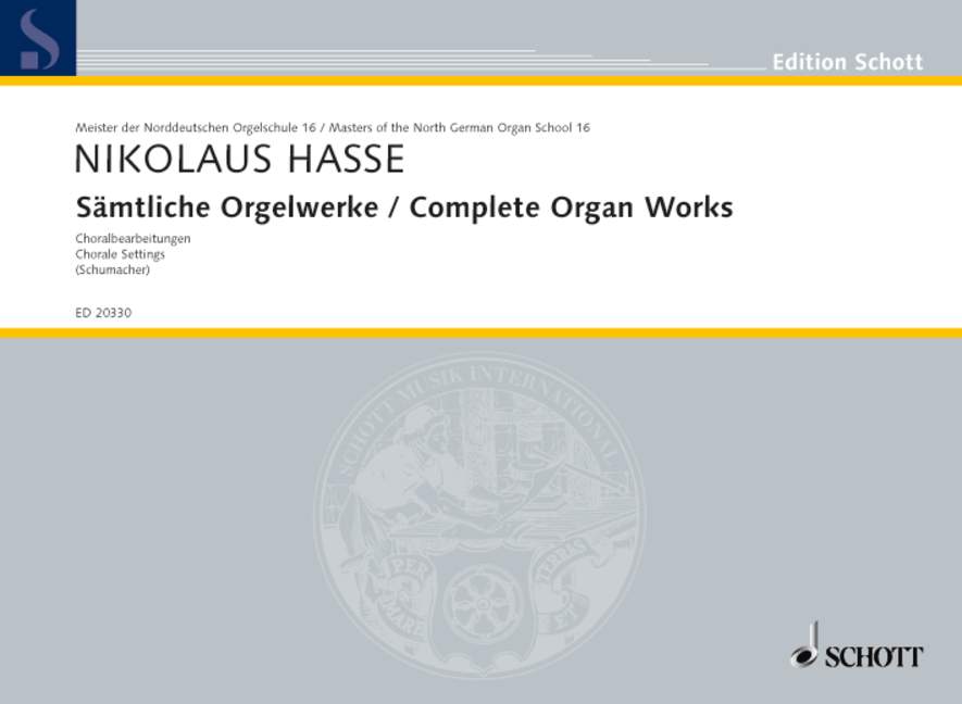 Vorderes Coverbild Sämtliche Orgelwerke Band 16
