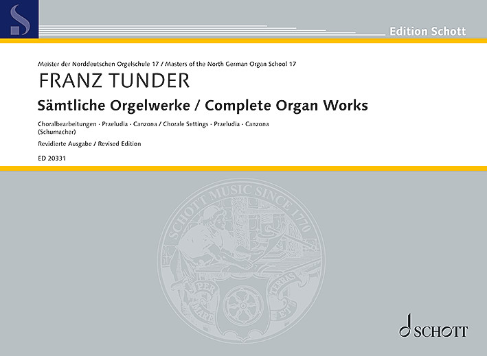Vorderes Coverbild Sämtliche Orgelwerke Band 17