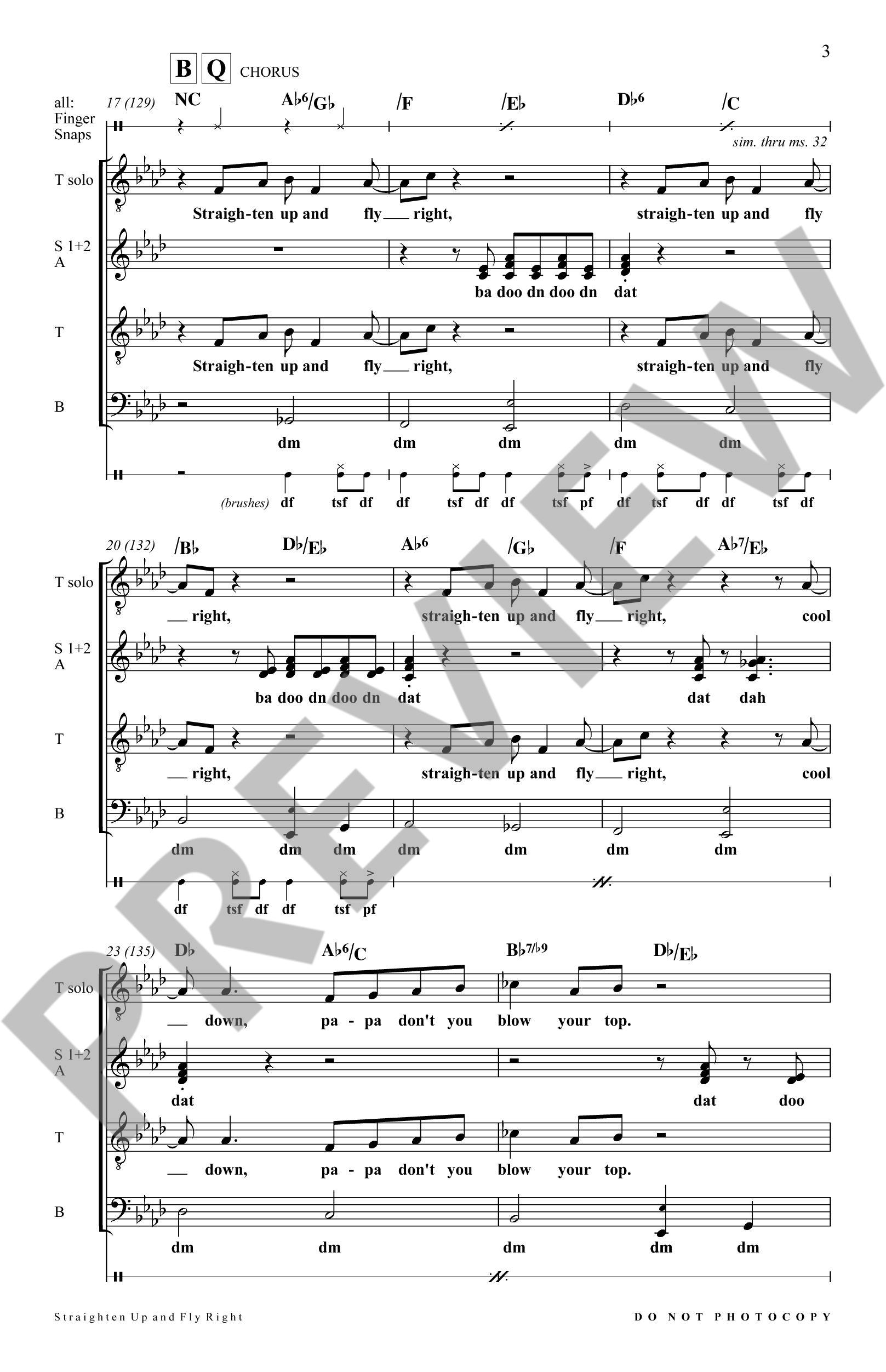 Anderes Coverbild Straighten Up and Fly Right 