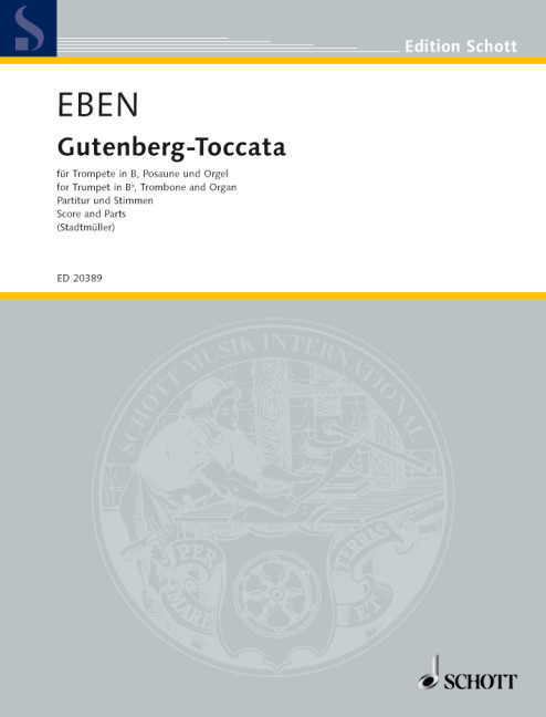 Vorderes Coverbild Gutenberg-Toccata 