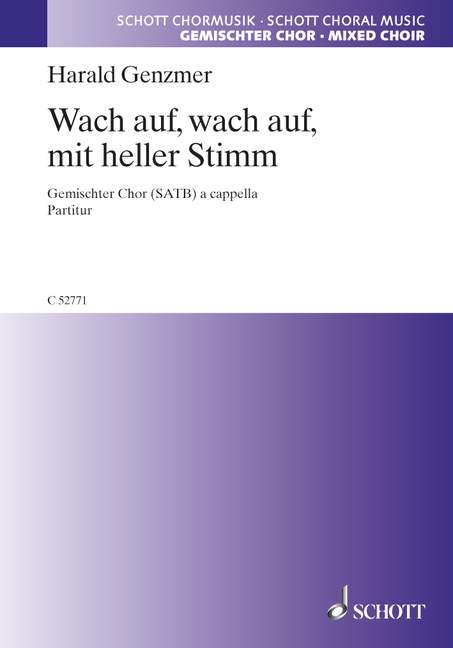 Vorderes Coverbild Wach auf, wach auf, mit heller Stimm 