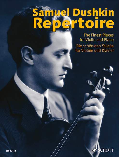Vorderes Coverbild Samuel Dushkin Repertoire 