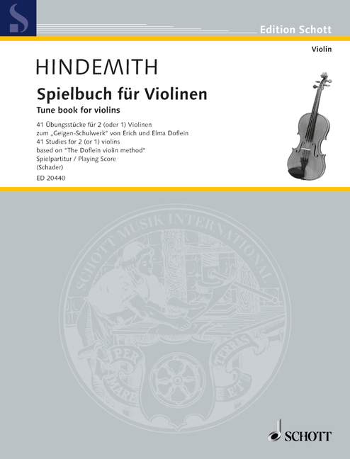 Vorderes Coverbild Spielbuch für Violinen 