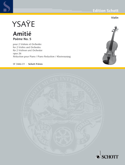 Vorderes Coverbild Amitié op. 26 